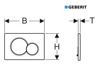 MEDIDAS PULSADOR SIGMA01 GEBERIT